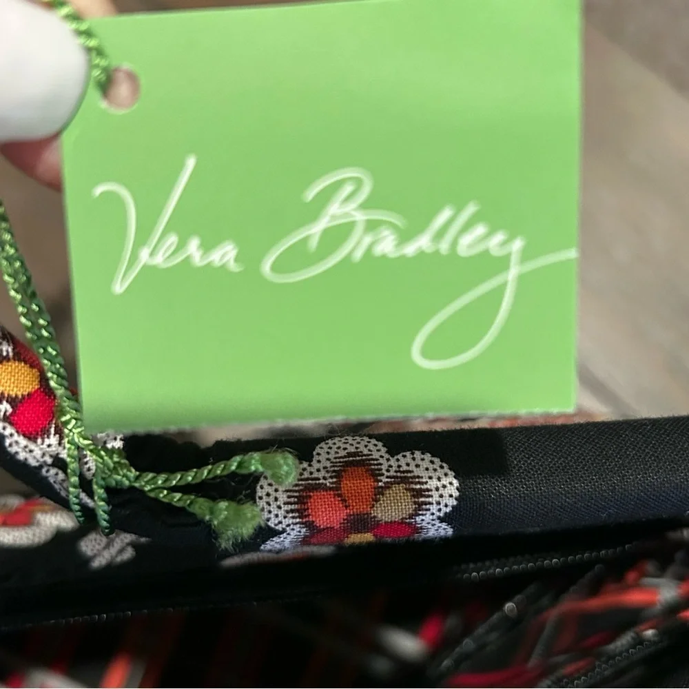 NWT Vera Bradley Women's Gabby Satchel Handbag Pattern Pirouette Black